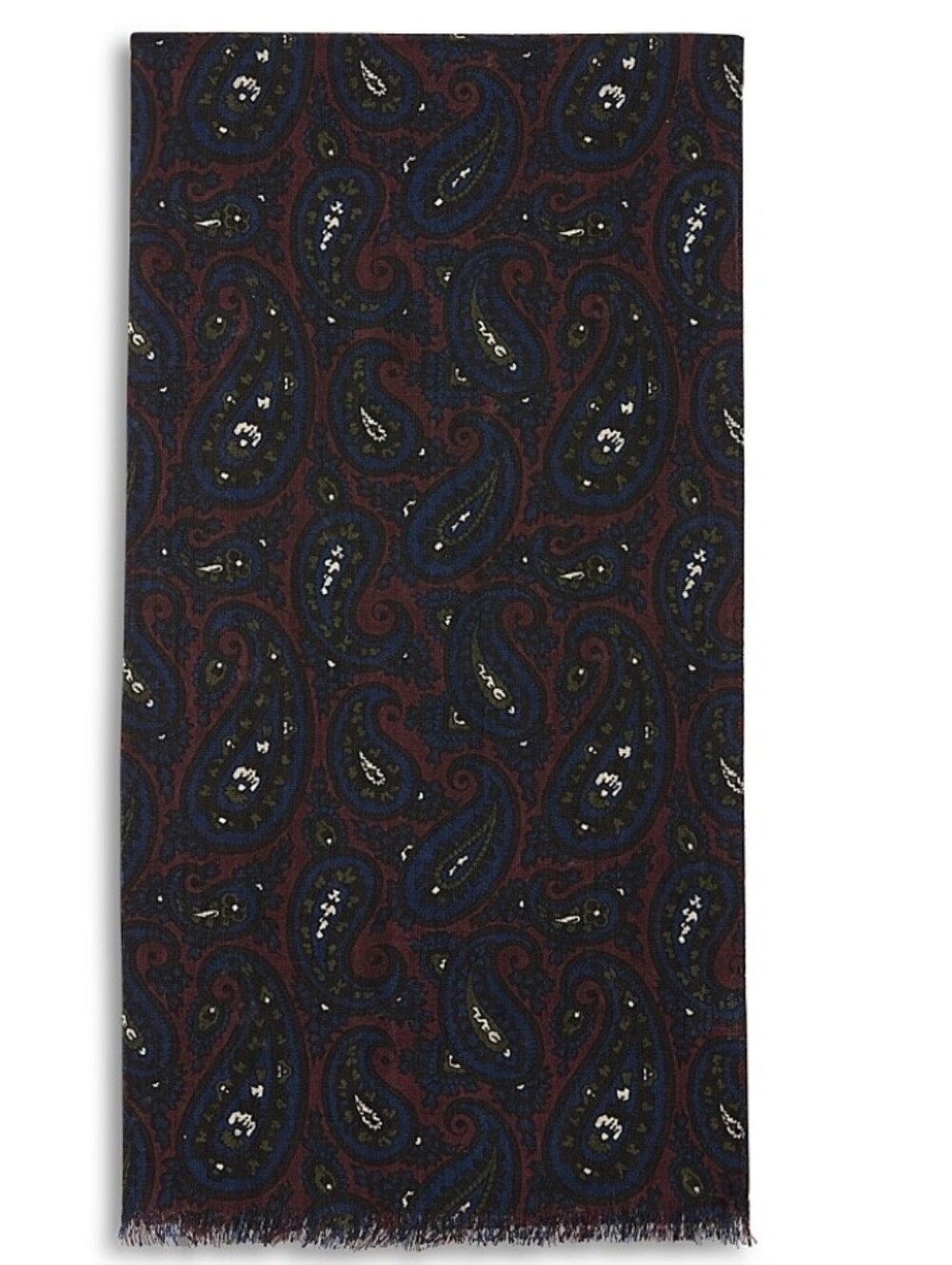 The Men's Store at Bloomingdale's Mantero Paisley Italian Wool Scarf - NWT